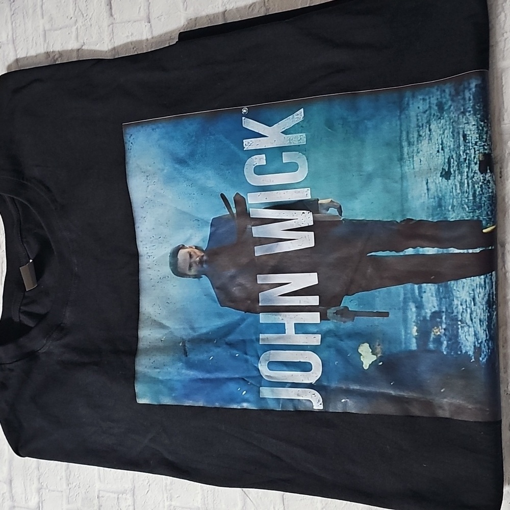 John Wick Graphic T-Shirt Black New Ringspun Premium Tshirt